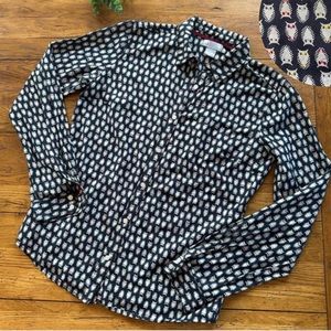 jcpenney polka dot blouse